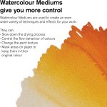 Winsor & Newton Watercolor Medium, Art Masking Fluid, 75ml (2.5oz) bottle,Yellow - Image 4